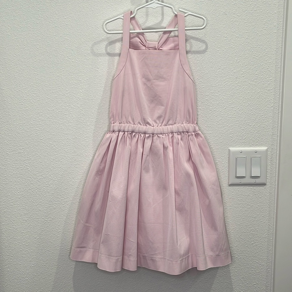 Crewcuts Pink Bow Dress - size girls 8
